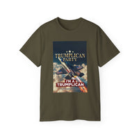 Trumpllican Party Tee - "Trumpllican Party" Fighter Jet Patriotic Political T-Shirt - Image 5