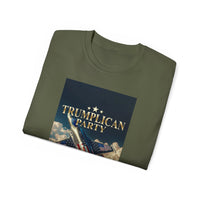 Trumpllican Party Tee - "Trumpllican Party" Fighter Jet Patriotic Political T-Shirt - Image 25
