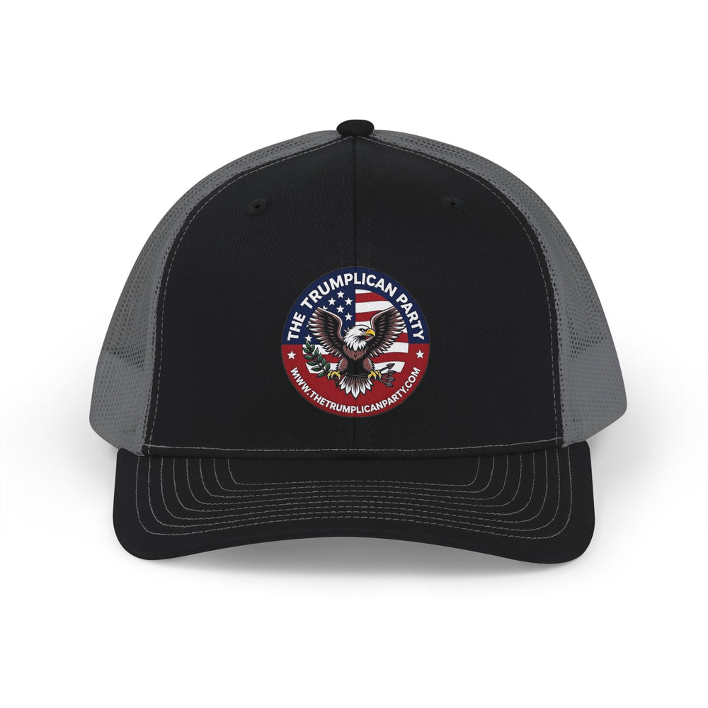The Trumplican Party™ Mesh Snapback Trucker Cap | D-12 - Image 1