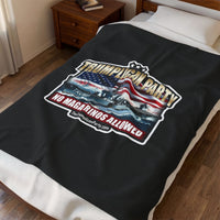 The Trumplican Party™ Velveteen Throw Blanket | D-72 - Image 3