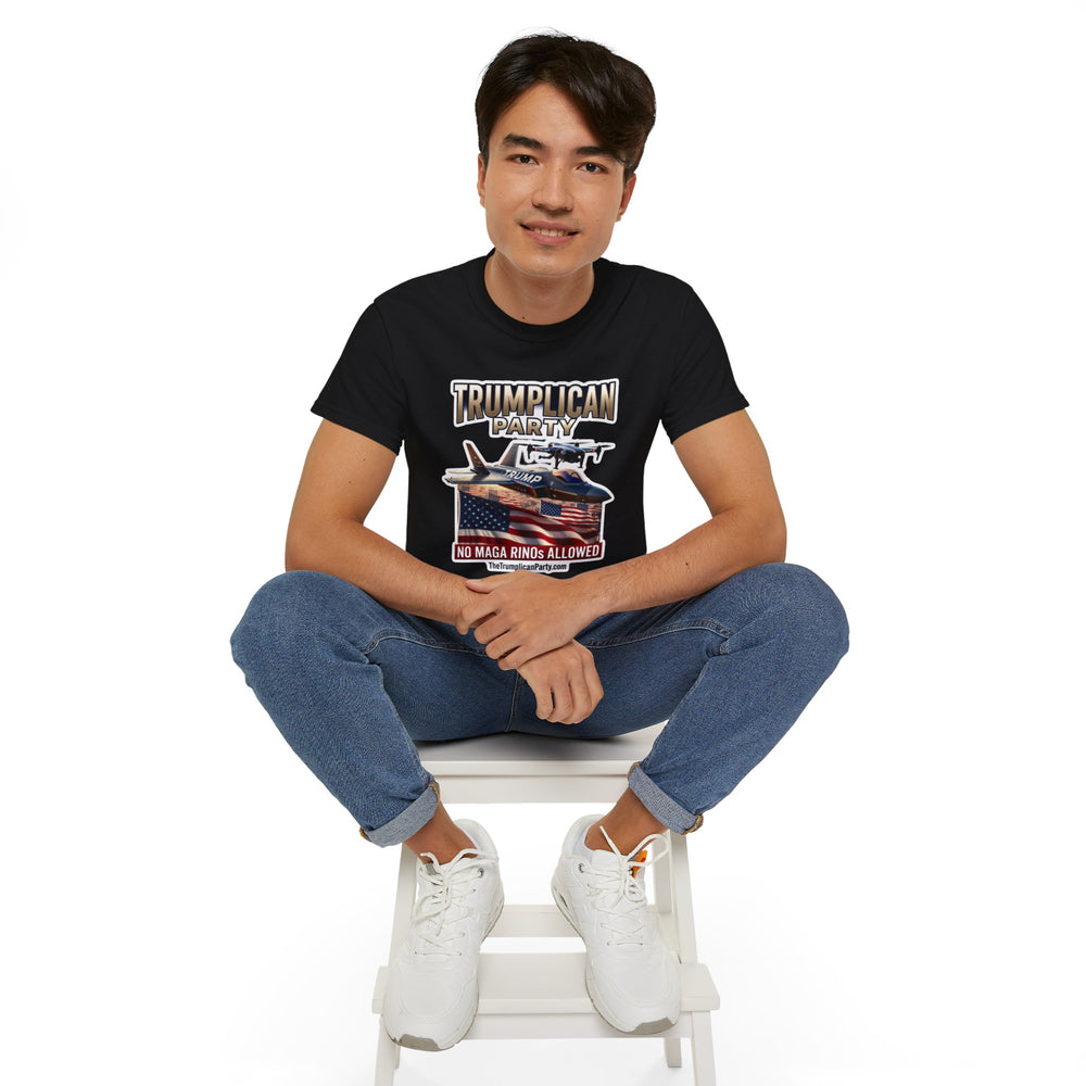 Political T‑Shirt — “Trumpllican Party” No MAGA RINOs Allowed Graphic Tee - Image 7