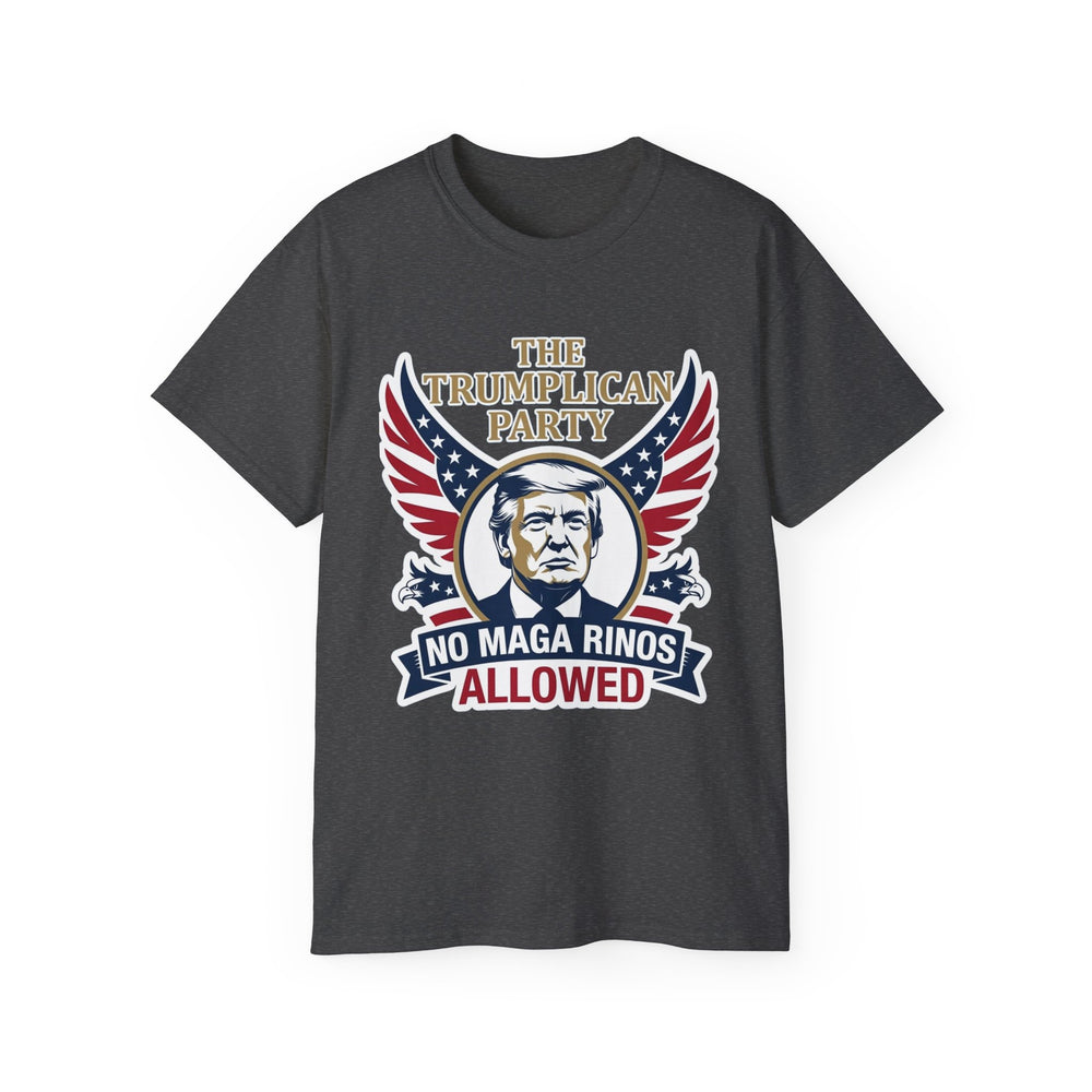 Trumplican Party T‑Shirt – "No MAGA RINOS Allowed" Patriotic Tee - Image 6
