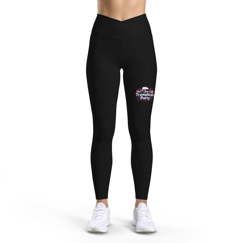 The Trumplican Party™ Women’s Luxe Leggings | D-1 - Image 3