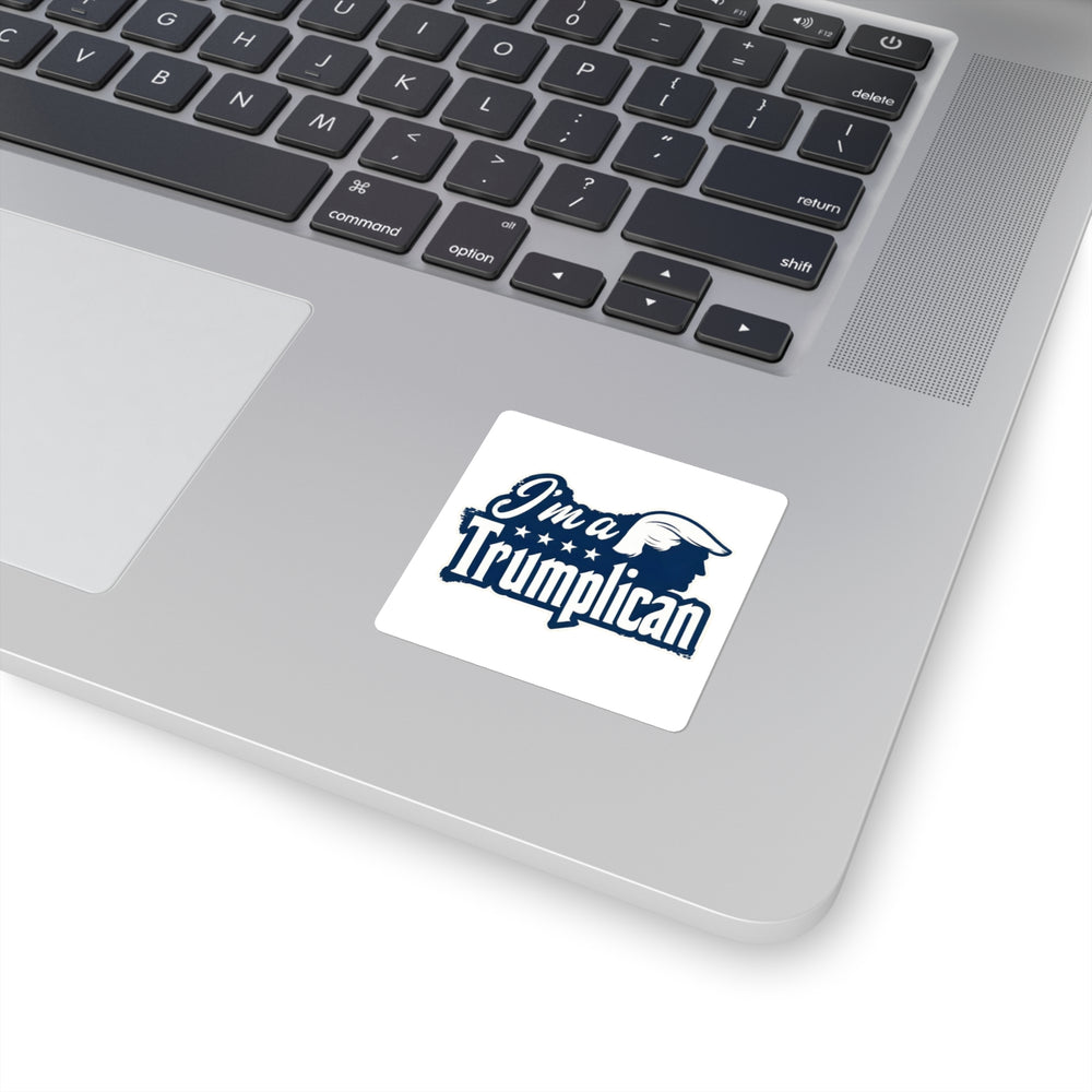 Square Sticker — “I’m a Trumplican” Patriotic Political Decal - Image 2