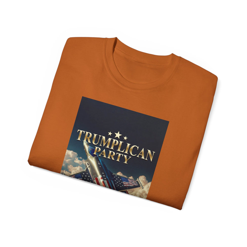 Trumpllican Party Tee - "Trumpllican Party" Fighter Jet Patriotic Political T-Shirt - Image 21