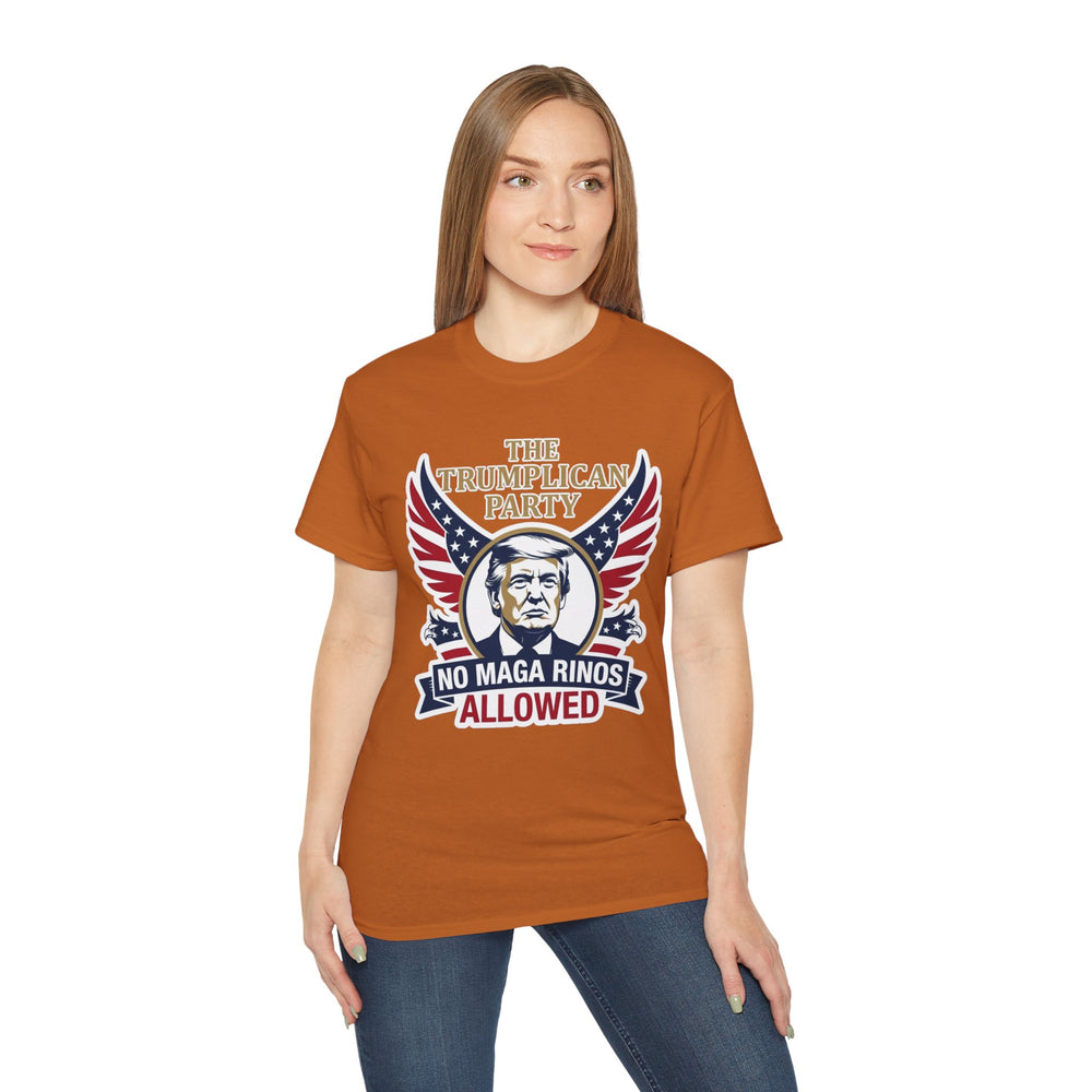 Trumplican Party T‑Shirt – "No MAGA RINOS Allowed" Patriotic Tee - Image 24