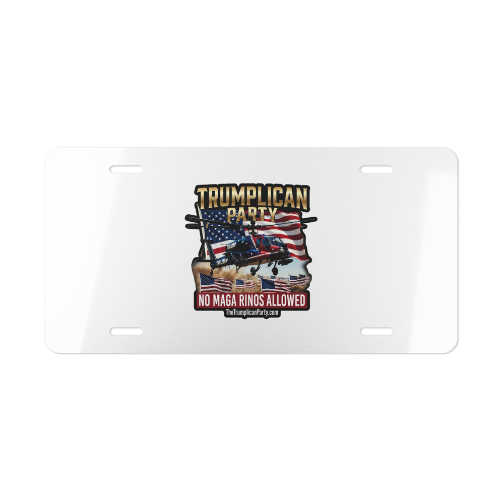 The Trumplican Party™ License Plate Front Tag | D-69 - Image 1