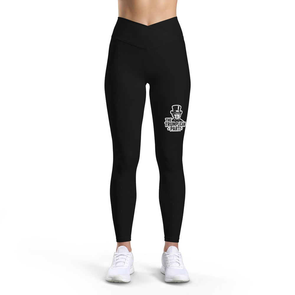 The Trumplican Party™ Women’s Luxe Leggings | D-8 - Image 3