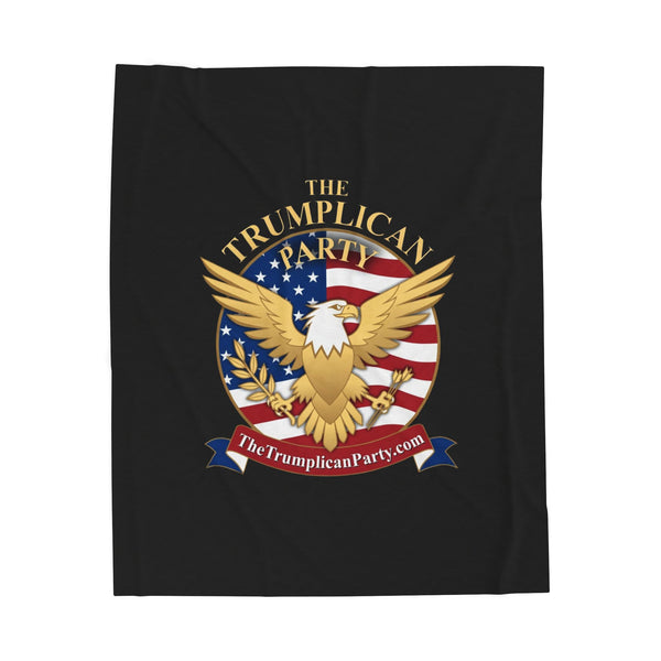 The Trumplican Party™ Velveteen Throw Blanket | D-42