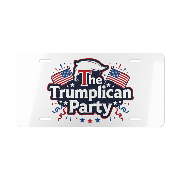 The Trumplican Party™ License Plate Front Tag | D-1