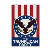 Rolled Poster — "The Trumplcian Party" Patriotic Eagle Wall Art - Image 11