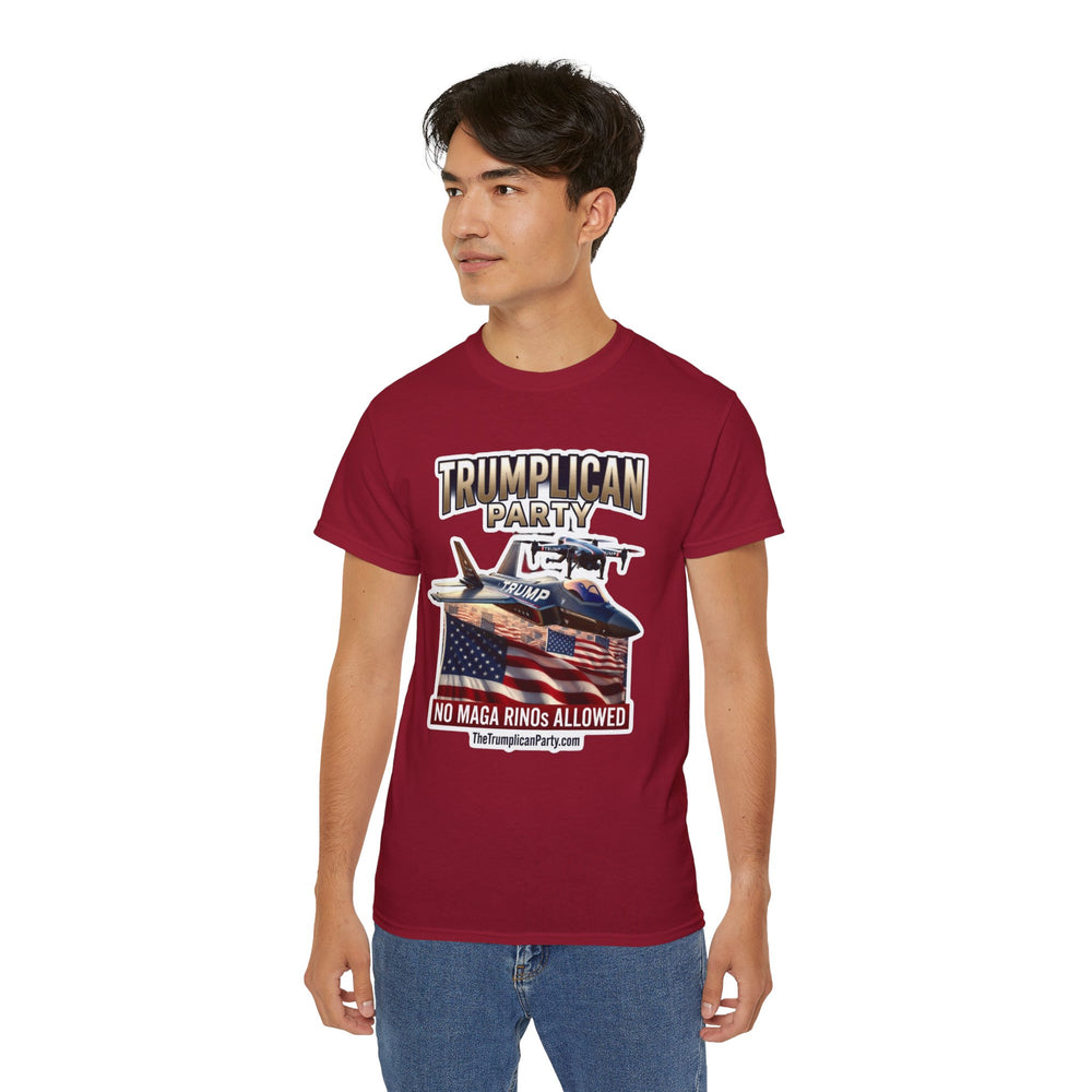 Political T‑Shirt — “Trumpllican Party” No MAGA RINOs Allowed Graphic Tee - Image 69