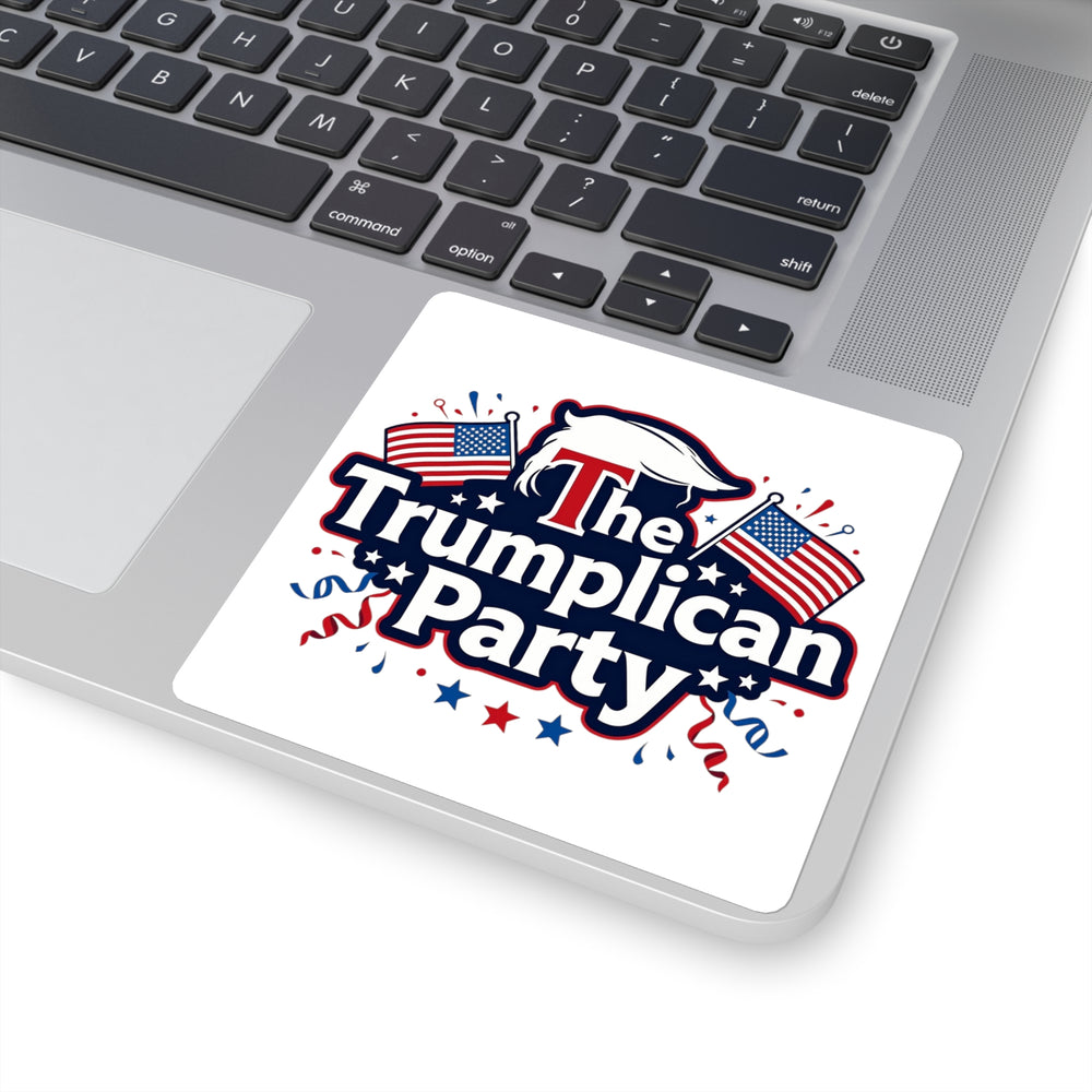The Trumplican Party™ Square Bumper Sticker | D-1 - Image 7