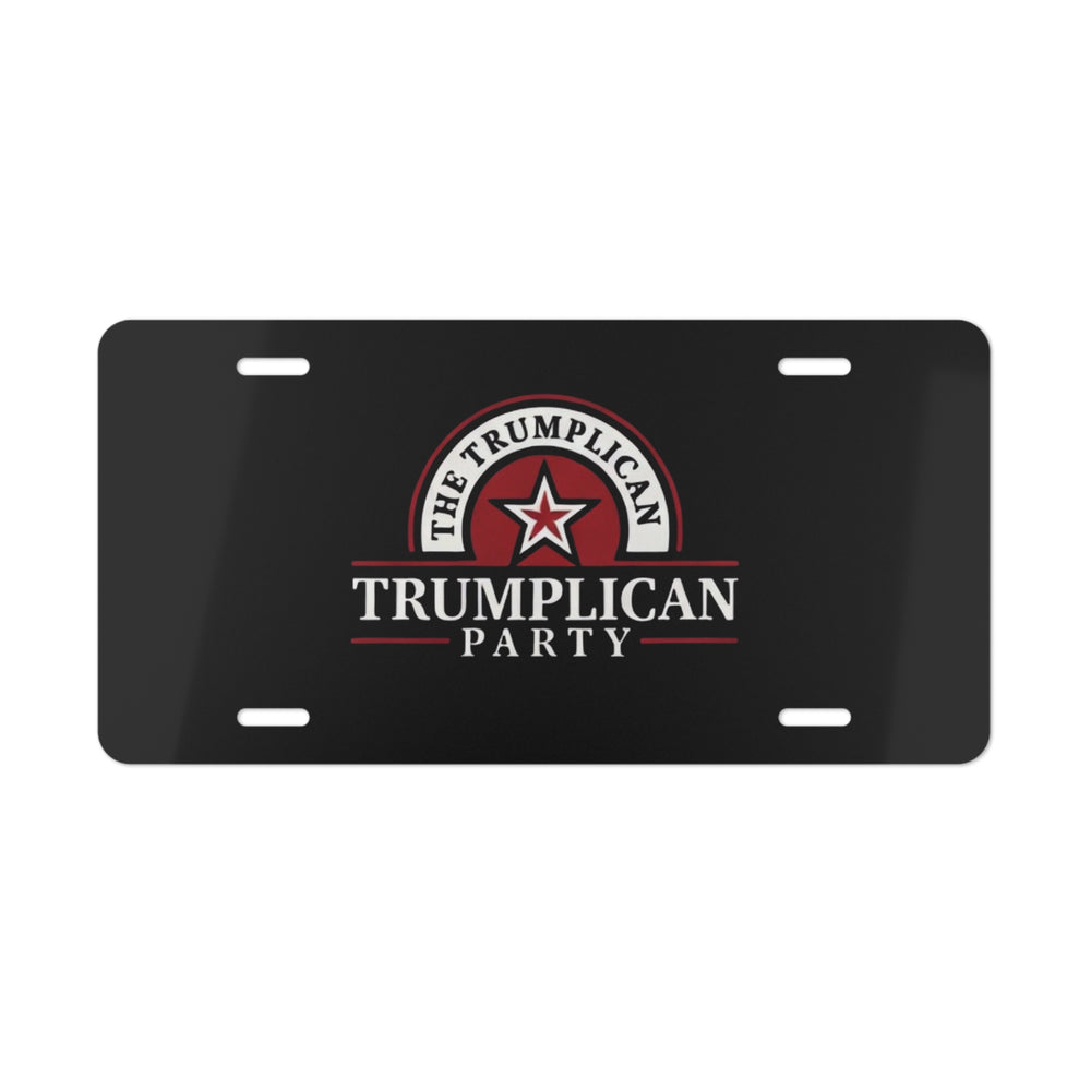The Trumplican Party™ License Plate Front Tag | D-4 - Image 1