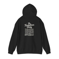Minimal Bracket Logo Hoodie - Small Red Graphic PulloverThe Trumplican Party™ Unisex Hoodie | D-3 - Image 3