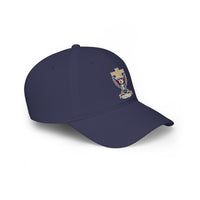 Embroidered Eagle Crest Low Profile Baseball Cap - Image 25