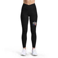 The Trumplican Party™ Women’s Luxe Leggings | D-16 - Image 3