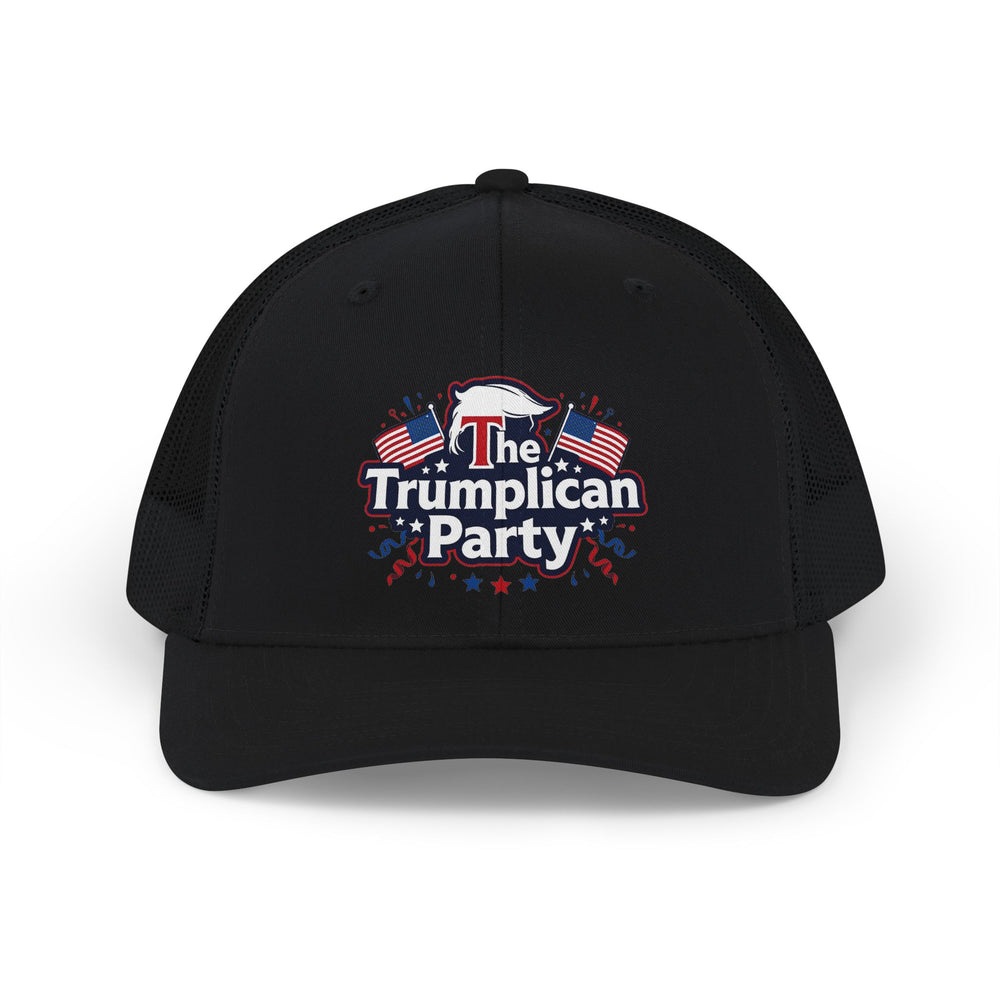The Trumplican Party™ Mesh Snapback Trucker Cap | D-1 - Image 3
