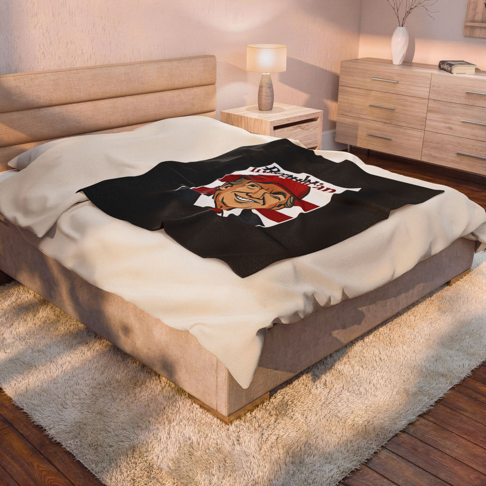 The Trumplican Party™ Velveteen Throw Blanket | D-38 - Image 4