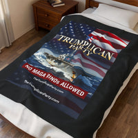 The Trumplican Party™ Velveteen Throw Blanket | D-40 - Image 3