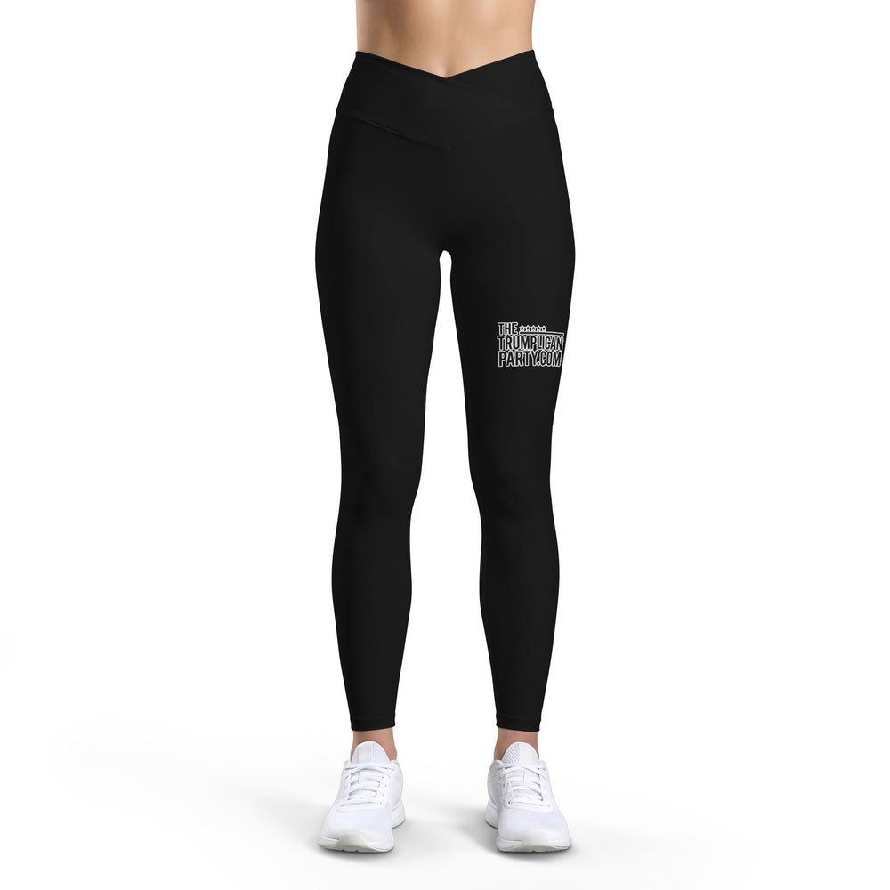 The Trumplican Party™ Women’s Luxe Leggings | D-17 - Image 3