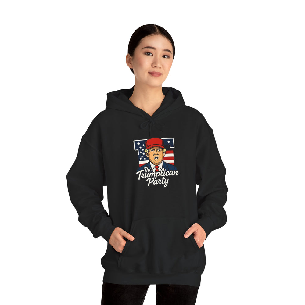 Political Parody Hoodie — "The Trumplican Party" Graphic - Image 22