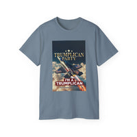 Trumpllican Party Tee - "Trumpllican Party" Fighter Jet Patriotic Political T-Shirt - Image 6