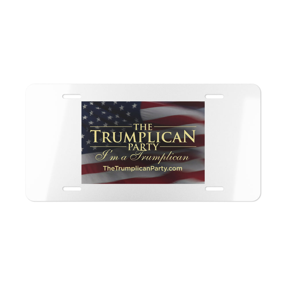 The Trumplican Party™ License Plate Front Tag | D-80 - Image 1