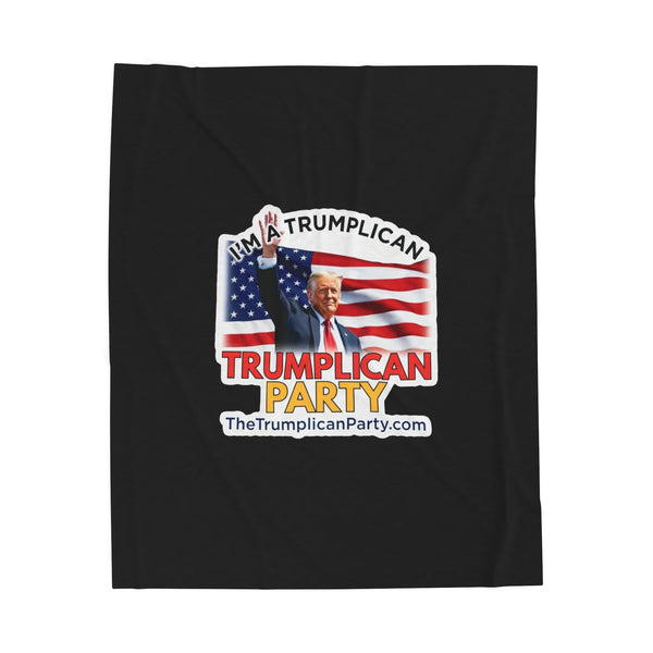 The Trumplican Party™ Velveteen Throw Blanket | D-61