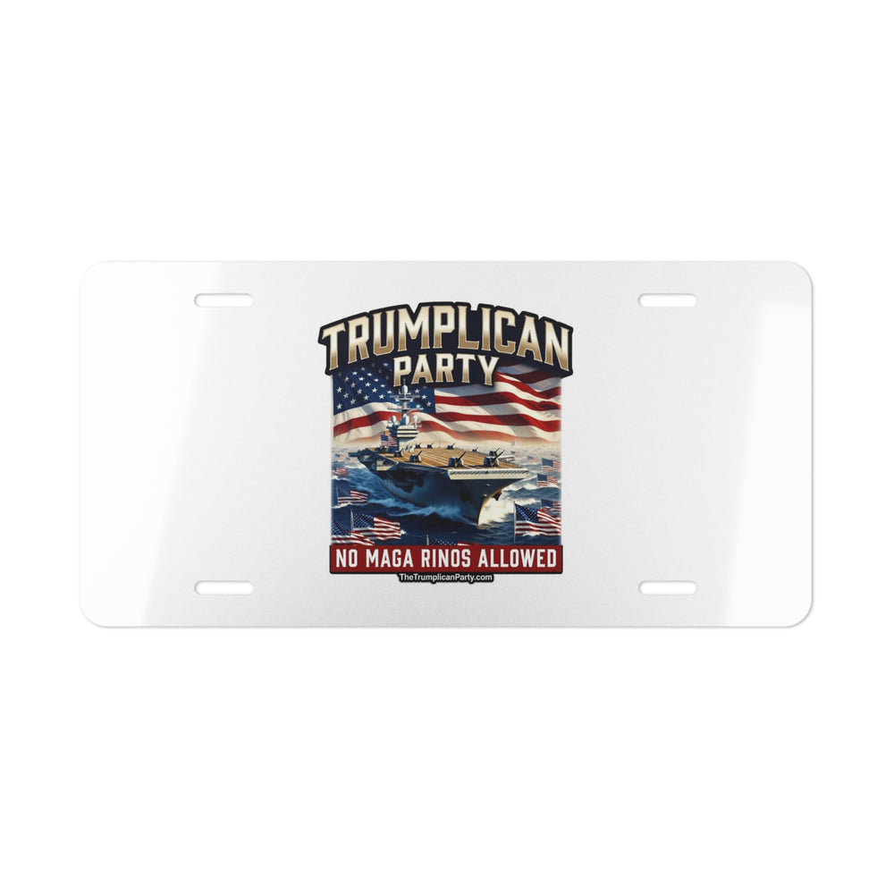 The Trumplican Party™ License Plate Front Tag | D-75 - Image 1