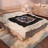 The Trumplican Party™ Velveteen Throw Blanket | D-79 - Image 4