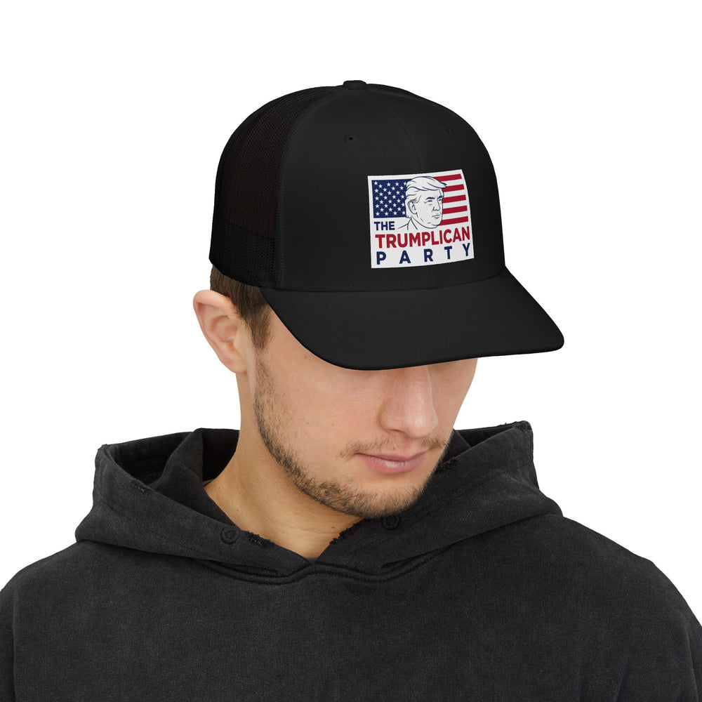 The Trumplican Party™ Mesh Snapback Trucker Cap | D-21 - Image 9