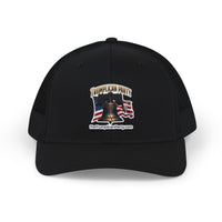 The Trumplican Party™ Mesh Snapback Trucker Cap | D-66 - Image 3