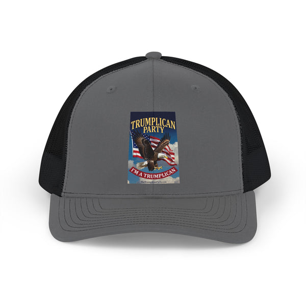 The Trumplican Party™ Mesh Snapback Trucker Cap | D-59