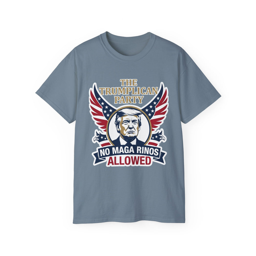 Trumplican Party T‑Shirt – "No MAGA RINOS Allowed" Patriotic Tee - Image 7