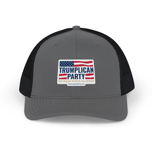 The Trumplican Party™ Mesh Snapback Trucker Cap | D-48