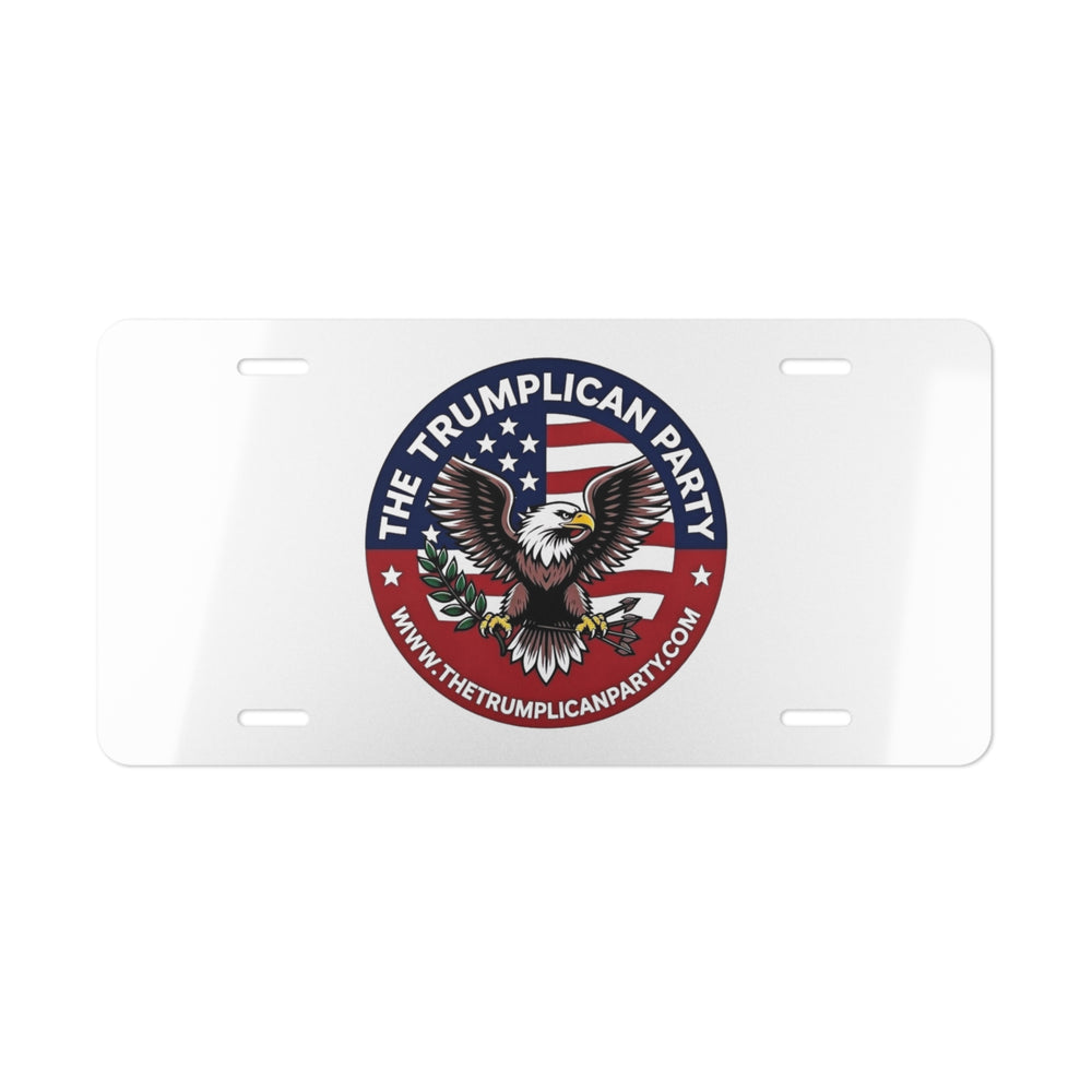 The Trumplican Party™ License Plate Front Tag | D-12 - Image 1