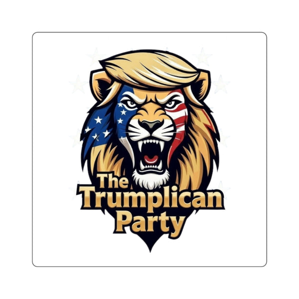 The Trumplican Party™ Square Bumper Sticker | D-7