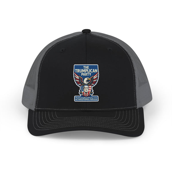 The Trumplican Party™ Mesh Snapback Trucker Cap | D-55