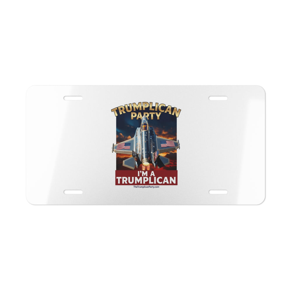 The Trumplican Party™ License Plate Front Tag | D-74 - Image 1
