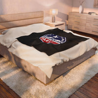 The Trumplican Party™ Velveteen Throw Blanket | D-19 - Image 4
