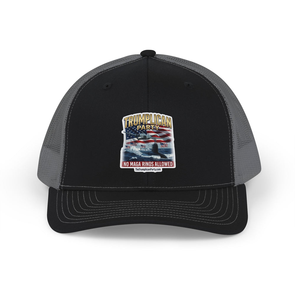 The Trumplican Party™ Mesh Snapback Trucker Cap | D-79 - Image 1