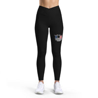 The Trumplican Party™ Women’s Luxe Leggings | D-23 - Image 3