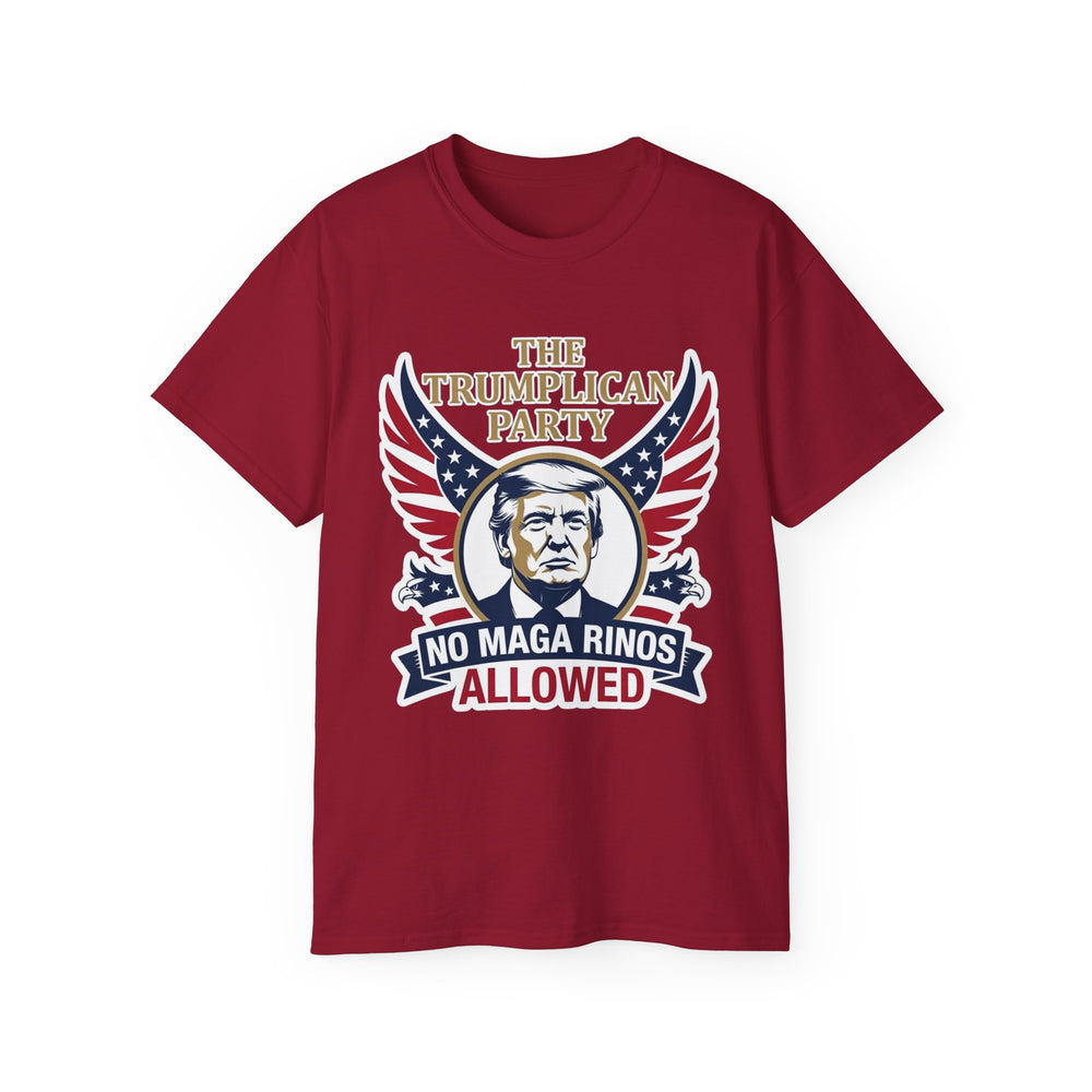 Trumplican Party T‑Shirt – "No MAGA RINOS Allowed" Patriotic Tee - Image 10