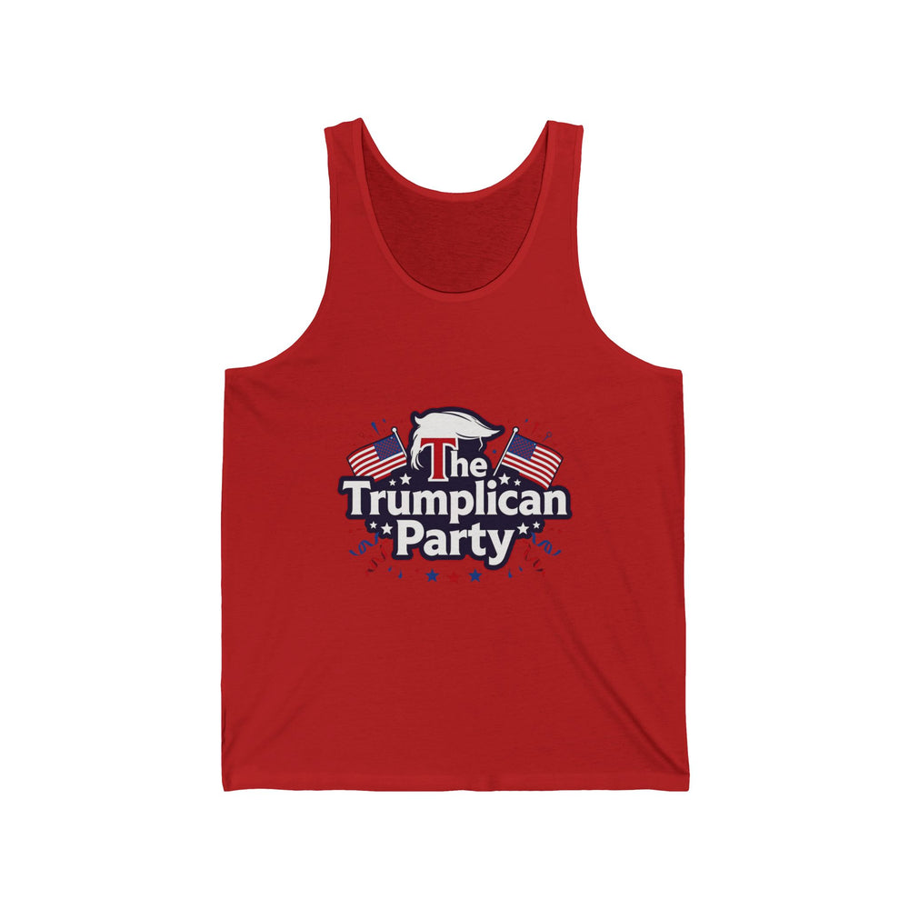 The Trumplican Party™ Unisex Tank Top | D-1 - Image 7