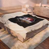 The Trumplican Party™ Velveteen Throw Blanket | D-54 - Image 4