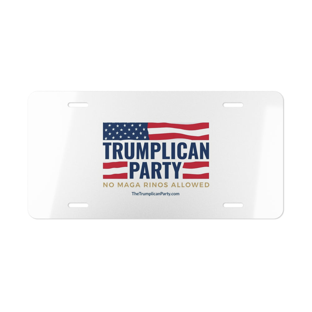 The Trumplican Party™ License Plate Front Tag | D-48 - Image 1