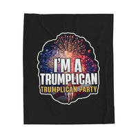 The Trumplican Party™ Velveteen Throw Blanket | D-54 - Image 1