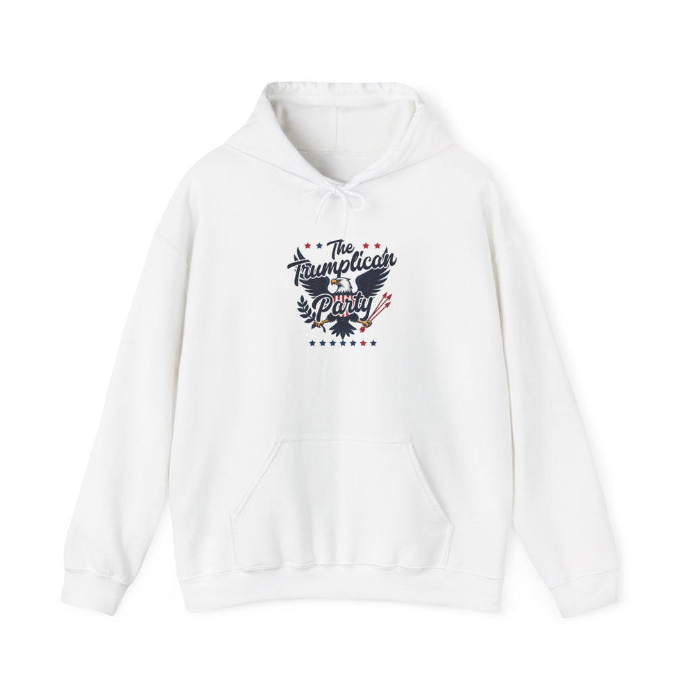 Trumplican Party Hoodie — Patriotic Political Graphic Pullover - Image 1