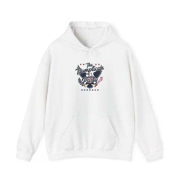 Trumplican Party Hoodie — Patriotic Political Graphic Pullover
